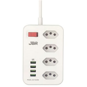 Extensor 4 Tomadas + 4 USB